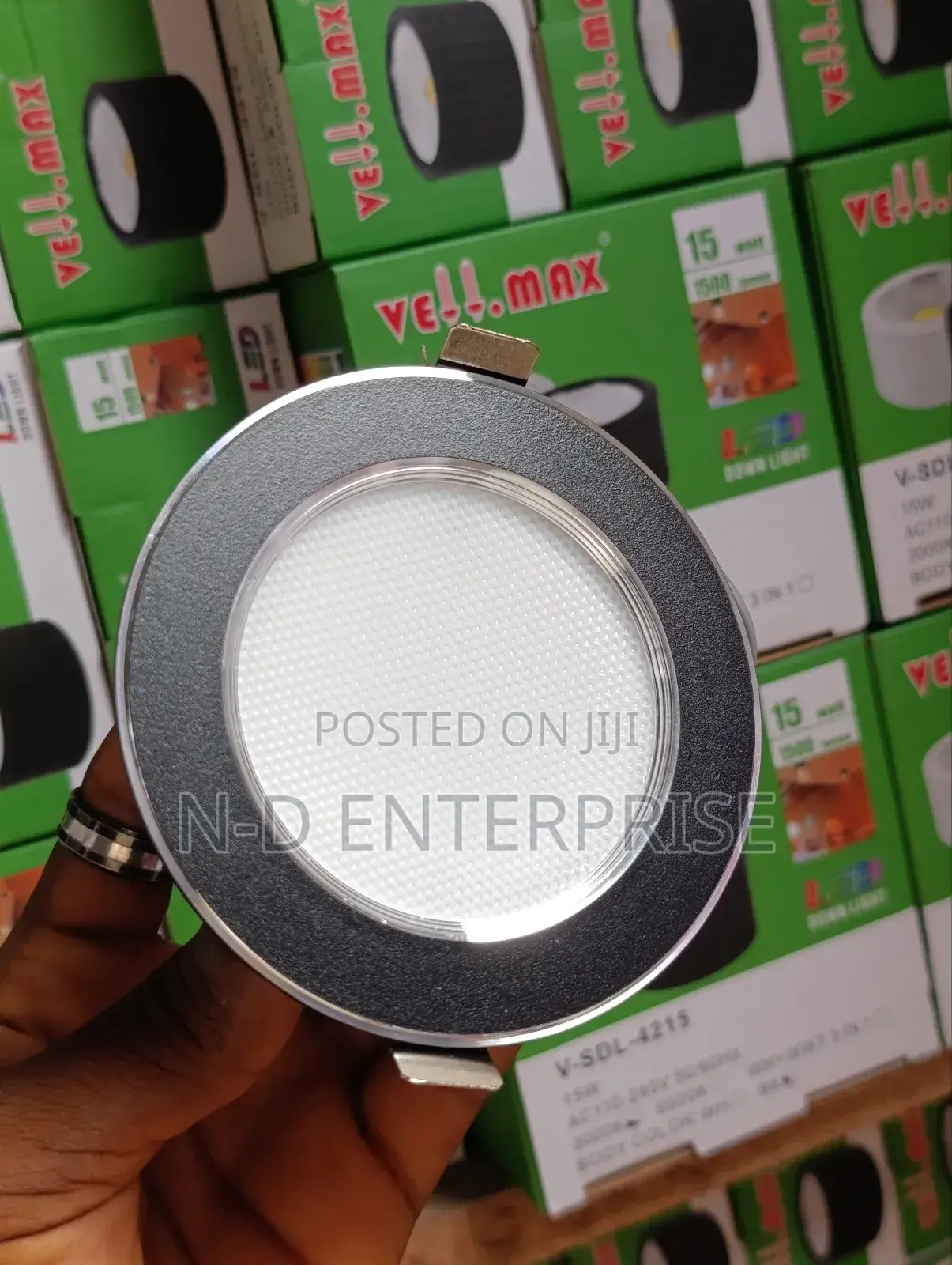 5watt Led Pop Recess Light Black Body