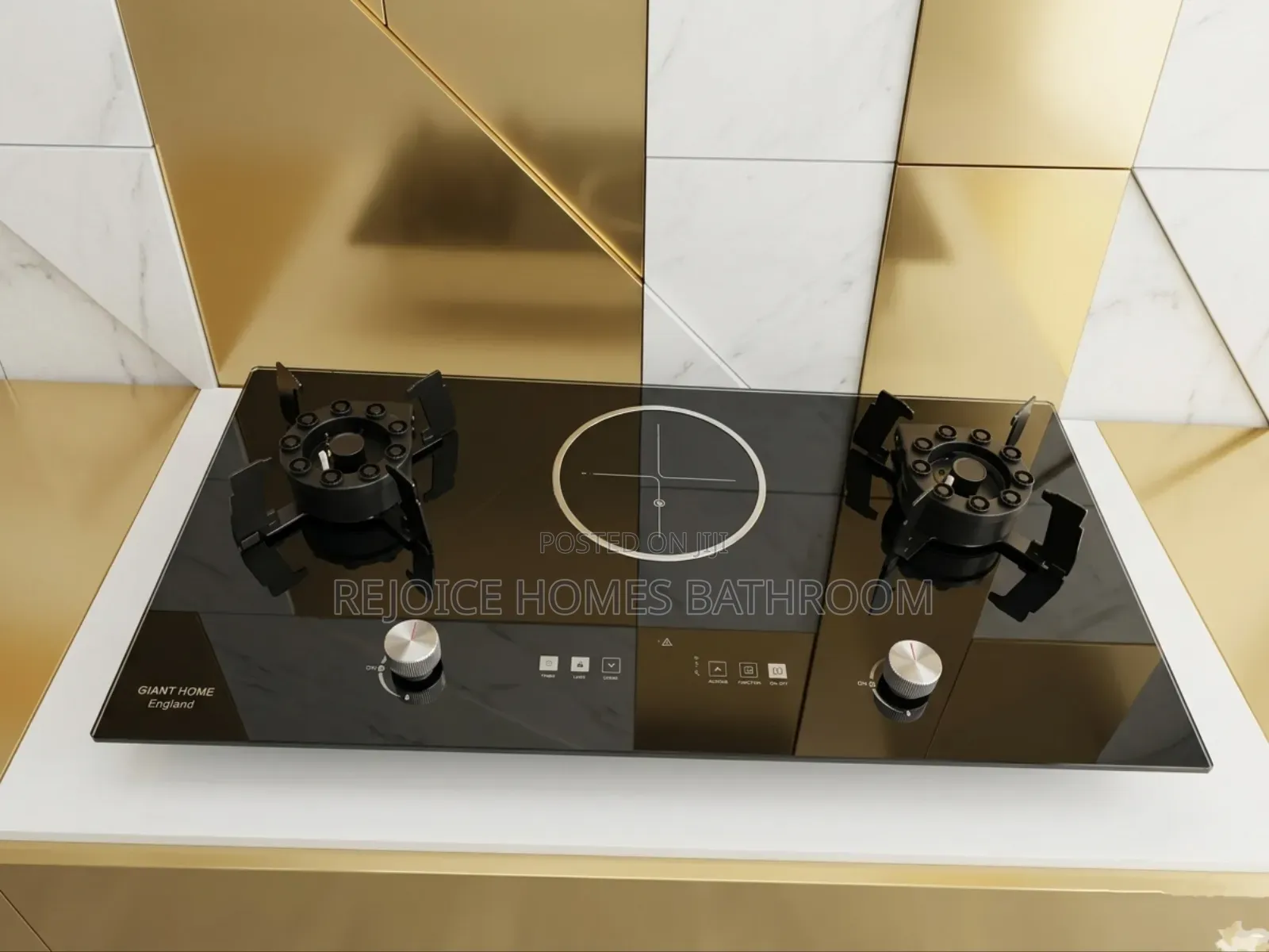 Luxury Glass Top 3-in-1 Combined Gas and Electric Infrared Cooker