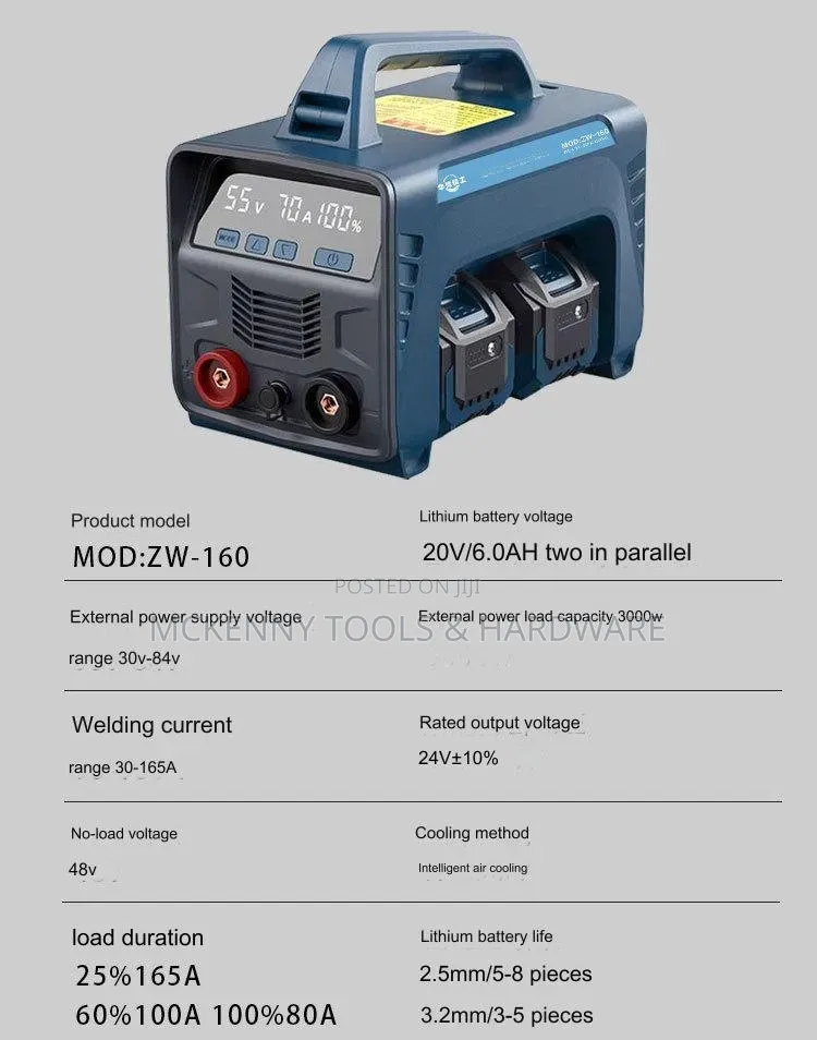 Portable Rechargeable Lithium Battery Welding Machine