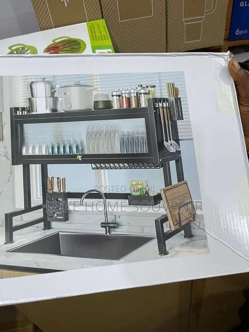 One Lawyer Over the Sink Rack With Cover