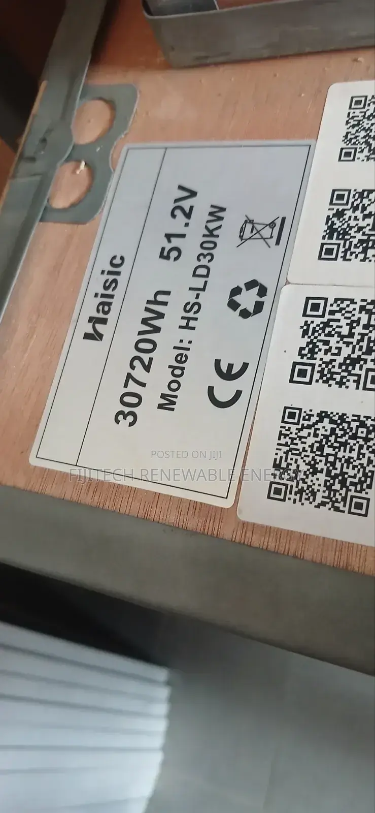 30kwh Haisic Lithium Battery