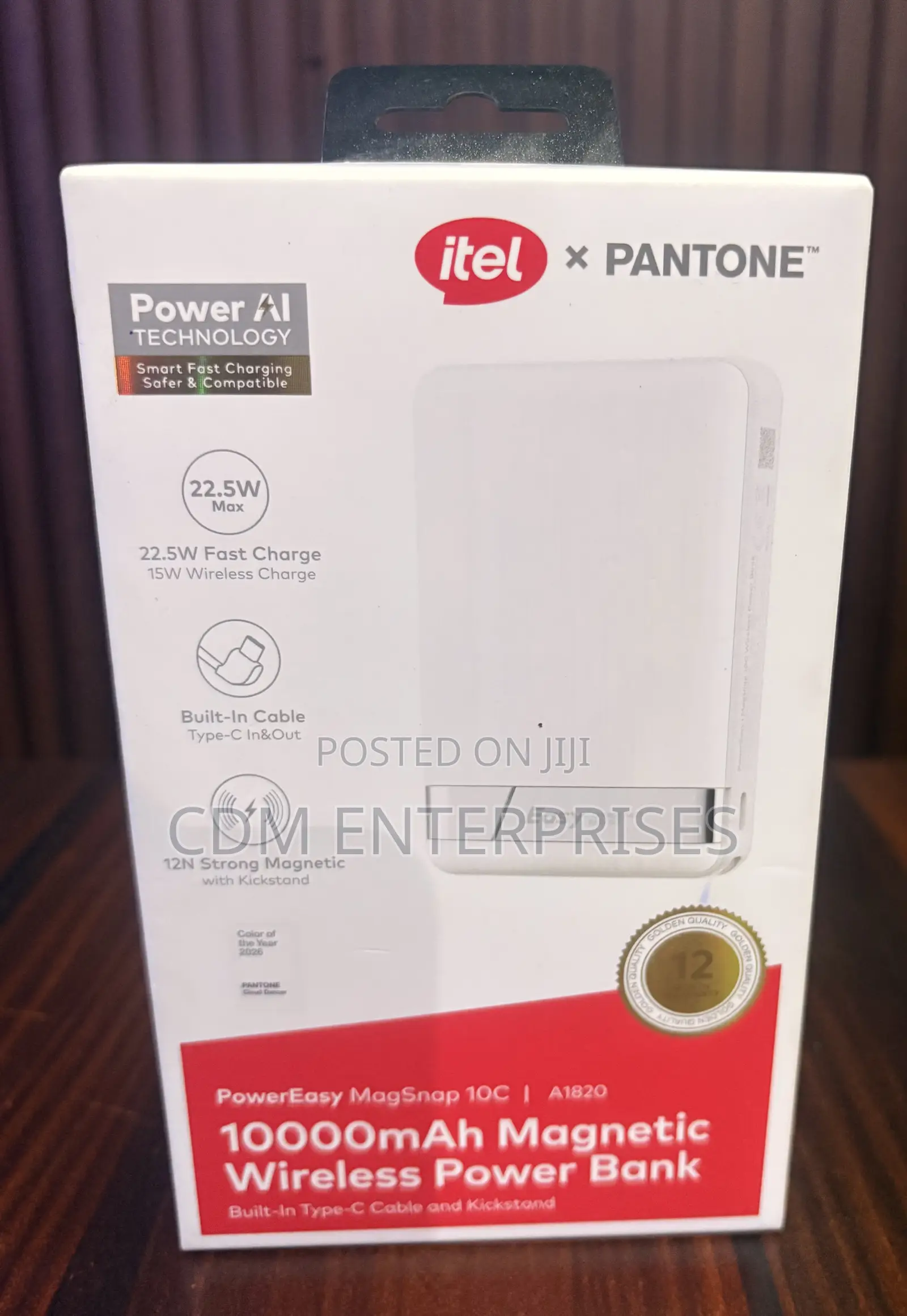 Itel 10000mah Wireless Magnetic Powerbank