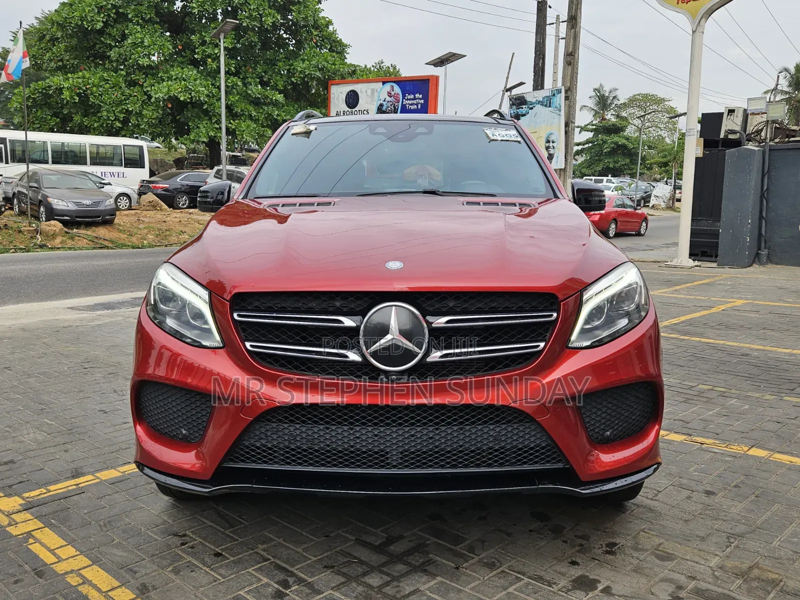 Mercedes-Benz GLE-Class GLE 350d 4MATIC 2016 Red