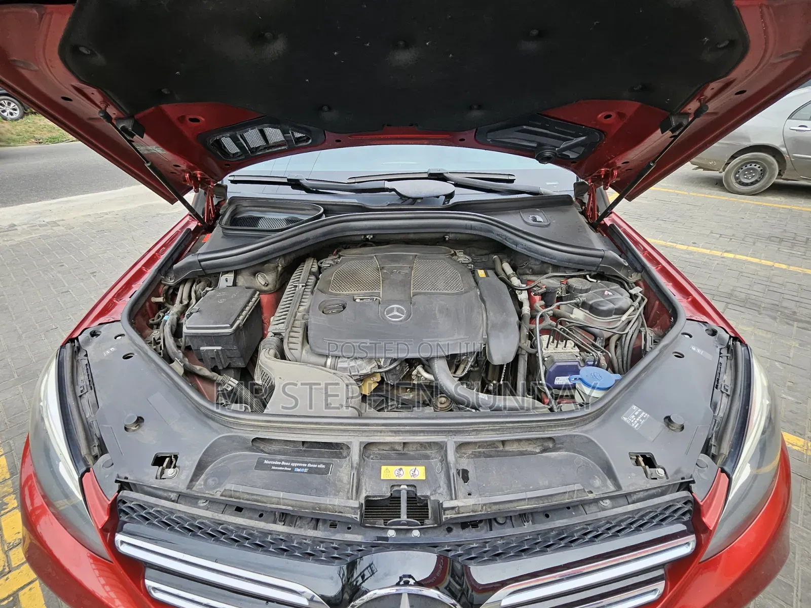 Mercedes-Benz GLE-Class GLE 350d 4MATIC 2016 Red