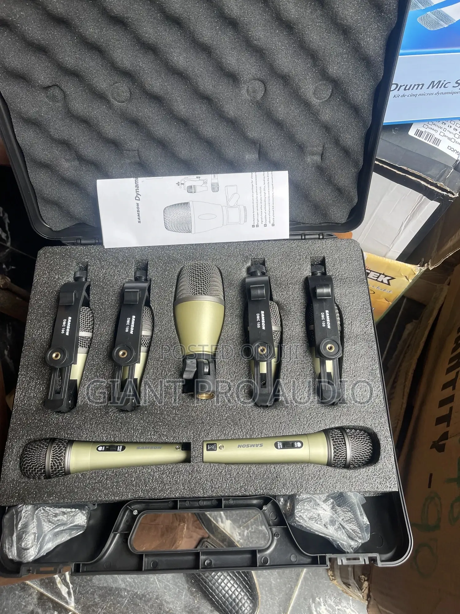 Samson Dynamic 7 Set Drum Mic System