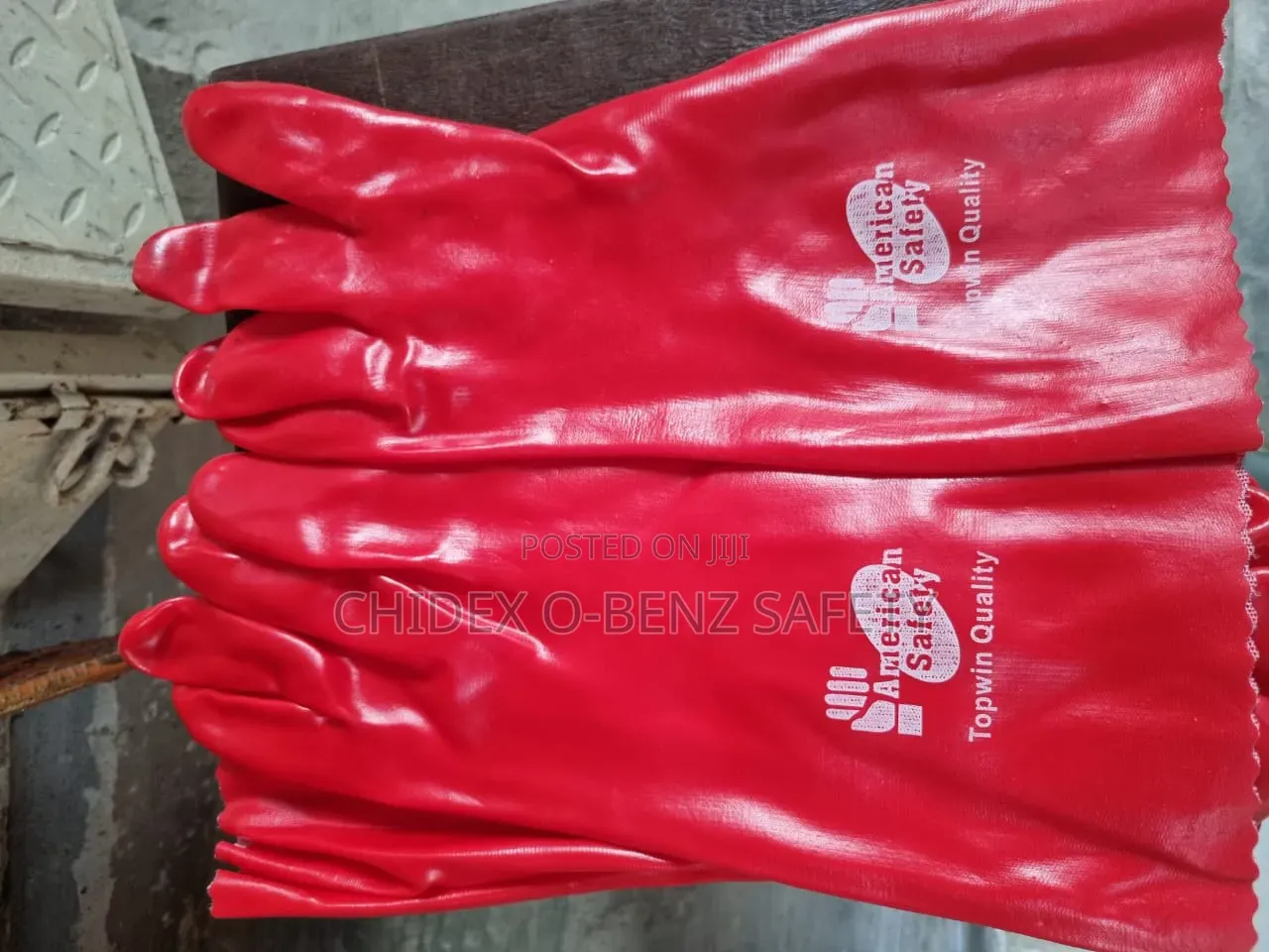 Chemical Resistance PVC Rubber Safety Hand Glove
