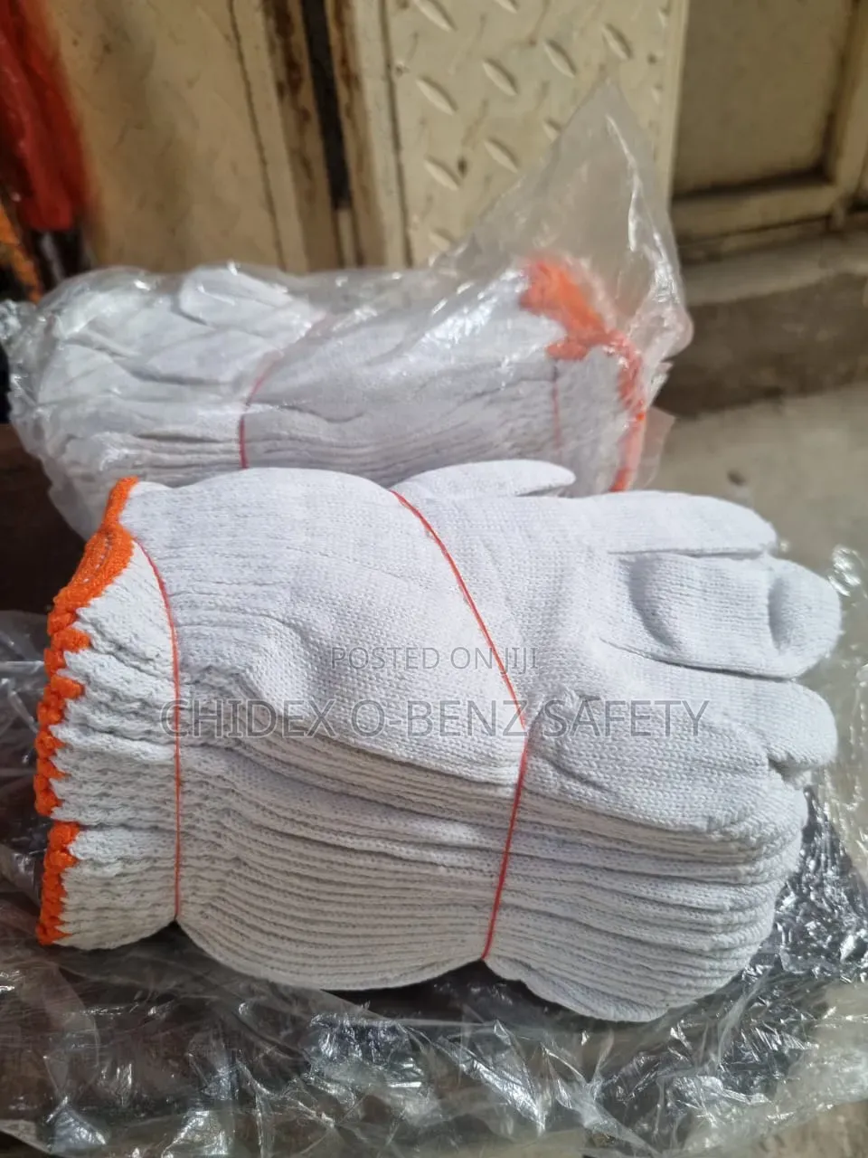 Industrial White Cotton Safety Hand Glove