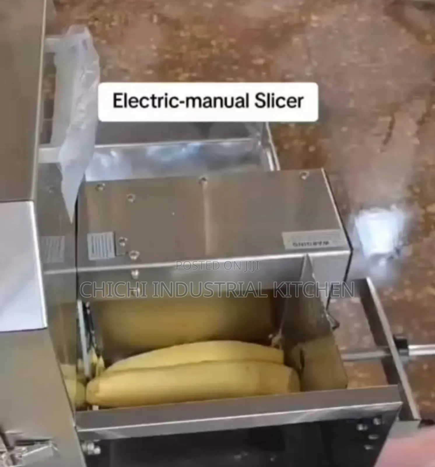 Manual and Electric Plaintain and Potato Slicer