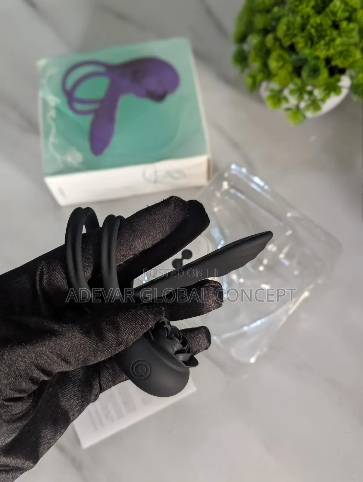 Exploring Flower Vibrating Penis Ring With Remote Sex Toy for Men