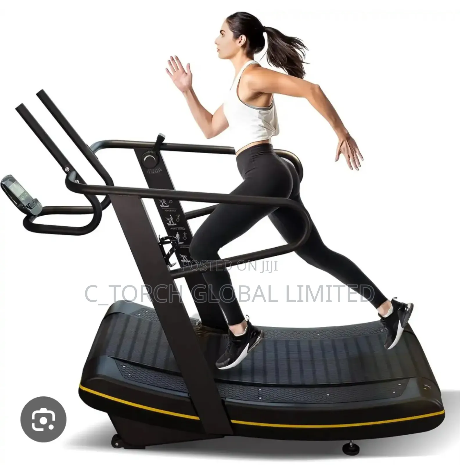 Self-Powered Curved Treadmill
