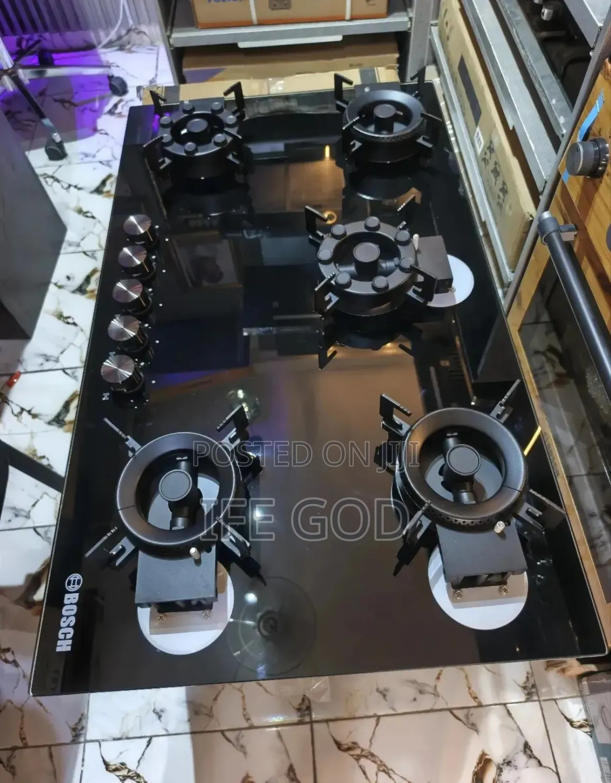 Original Bosch 2026 New Design Built-in Flips Up 5 Burners Gas Cooker