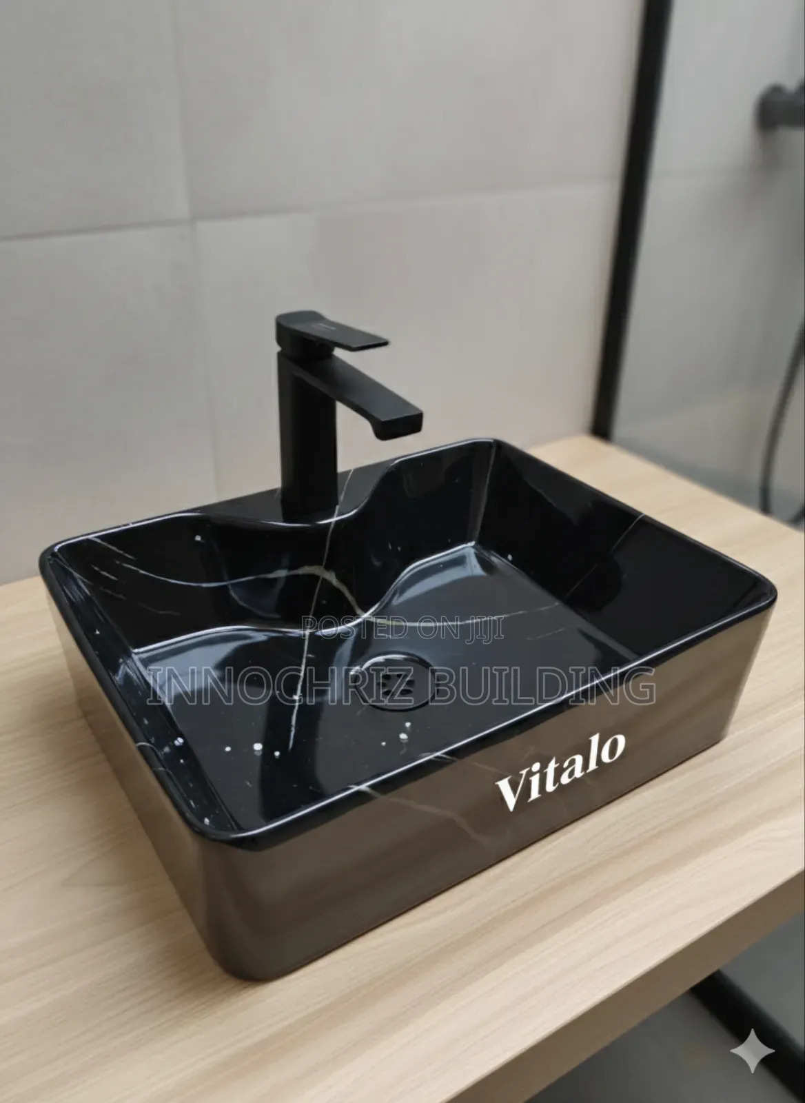 Black Countertop Basin (Mjl-B01)