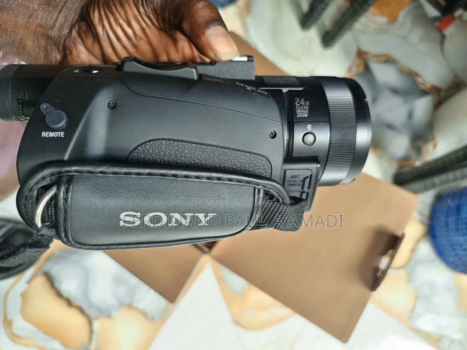 Sony Professional Video Camera Sd Memory Card Port