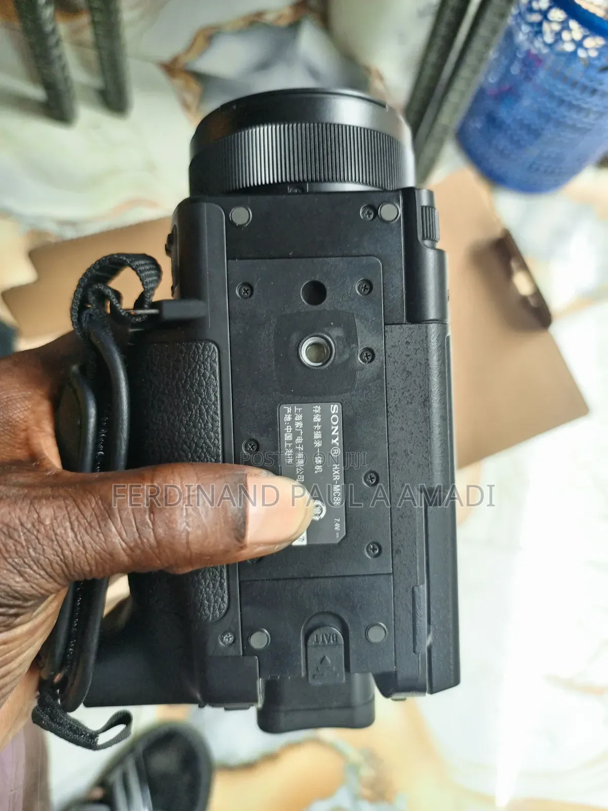 Sony Professional Video Camera Sd Memory Card Port