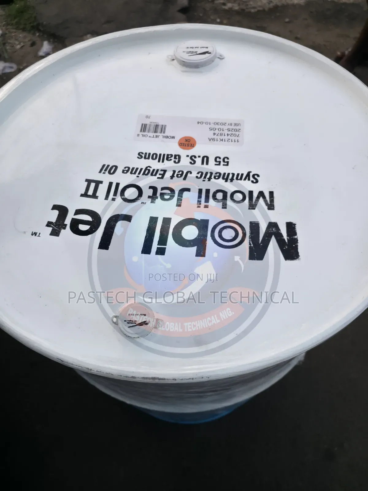 208.2 Kg Drum Of Mobil Jet Oil Ii (55 U.S. Gallons)