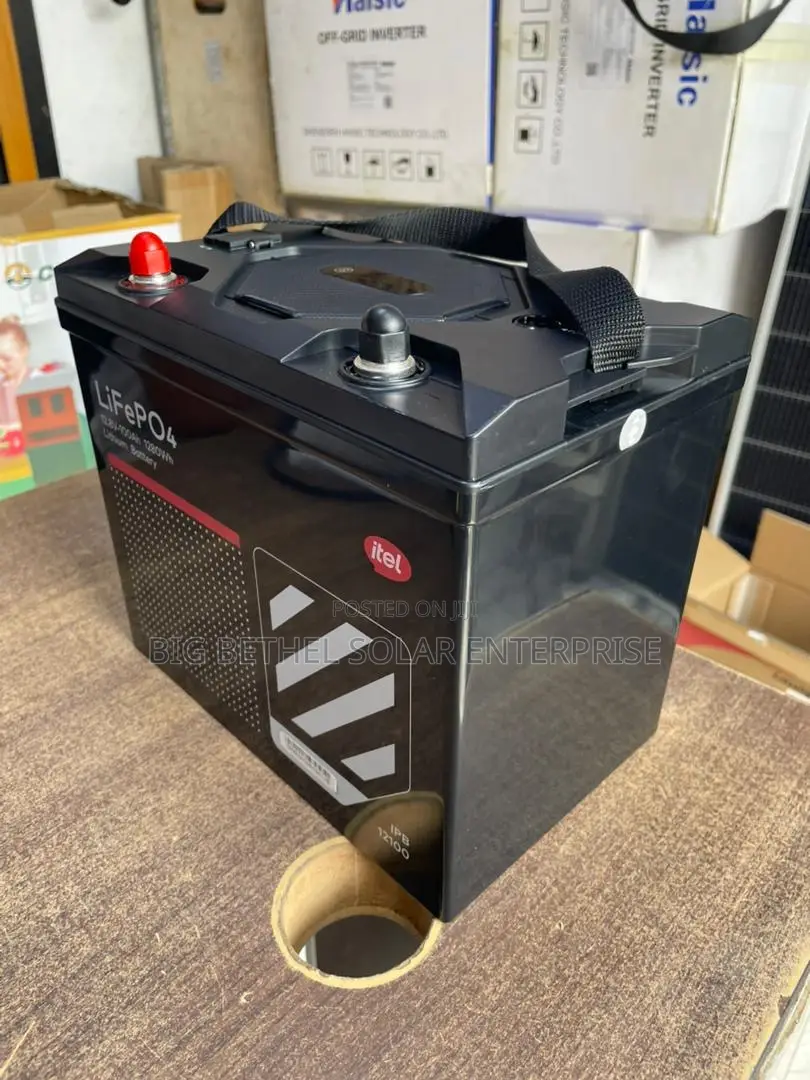 Itel Lifepo4 12.8v 100ah 1.280kwh Lithium Battery With Bluetooth Conne