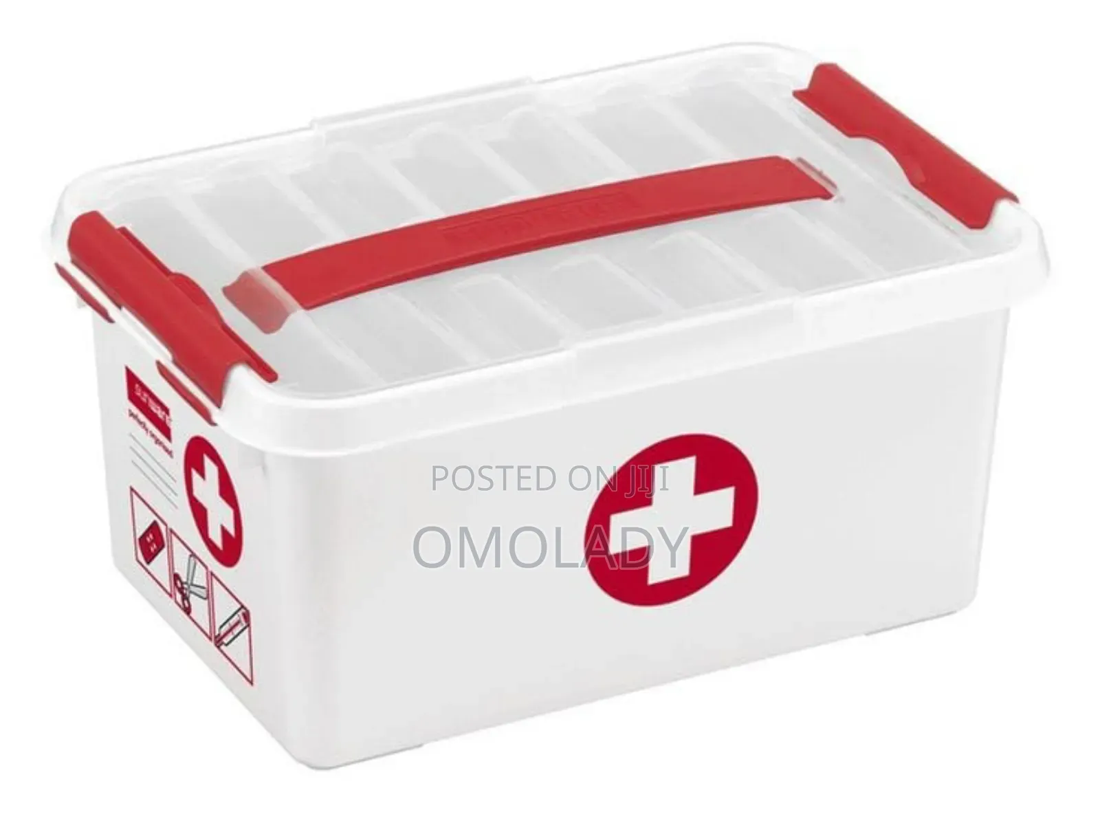 First Aid Medicine Box Storage Organizer