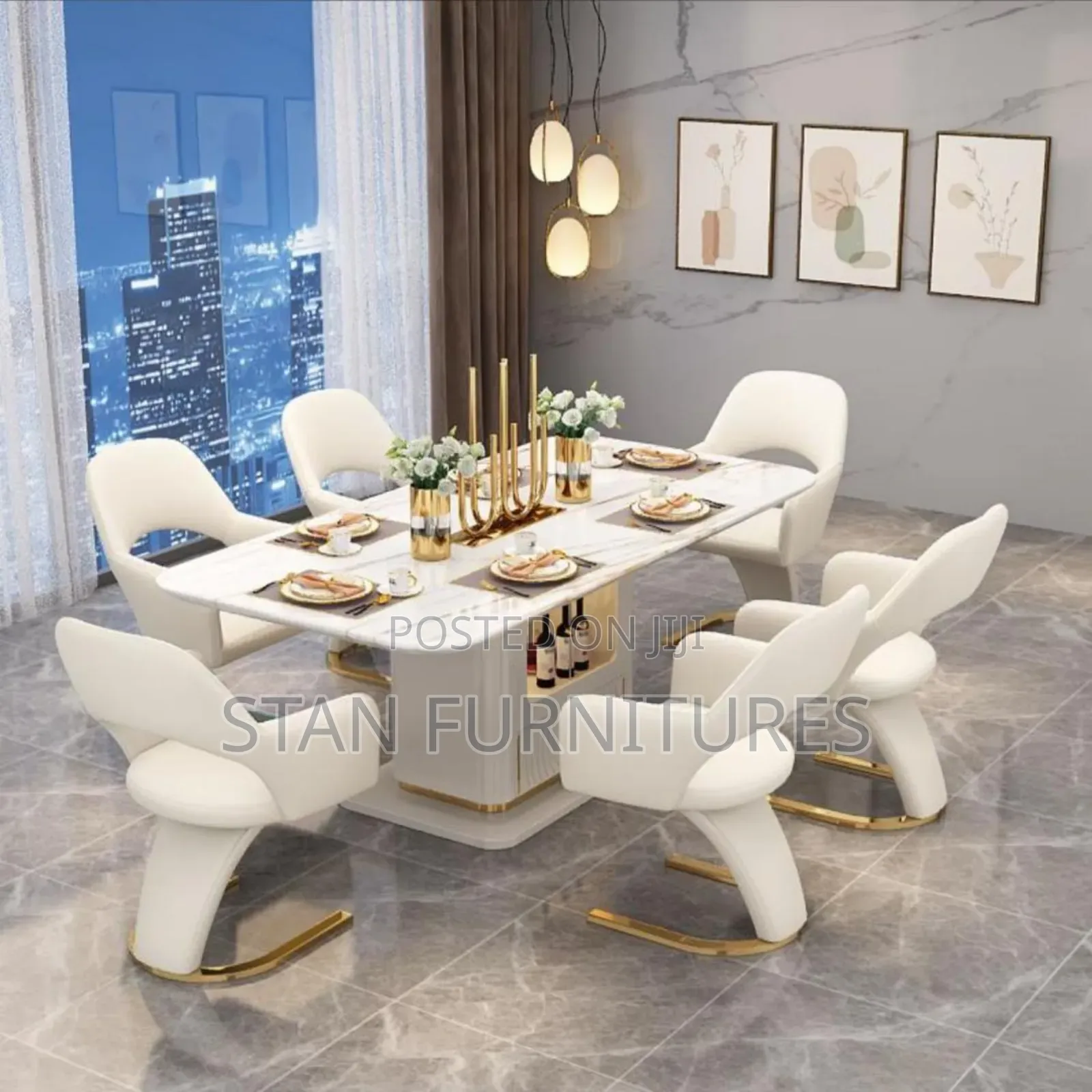 Dinning Table 6 Sitter