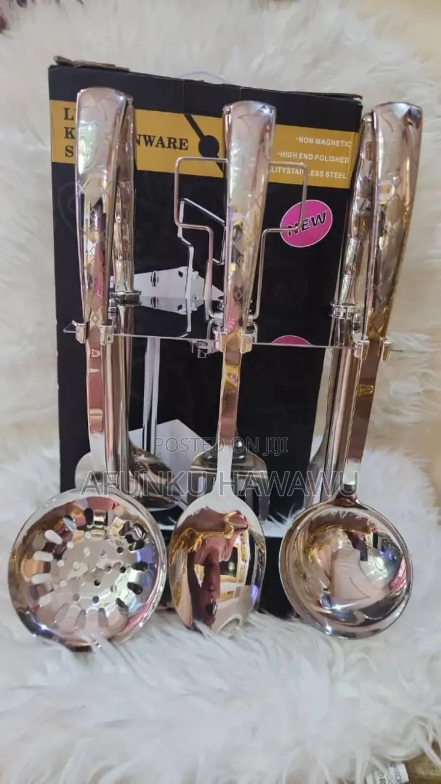 Quality Luxury Gold Cooking Spoon Set
