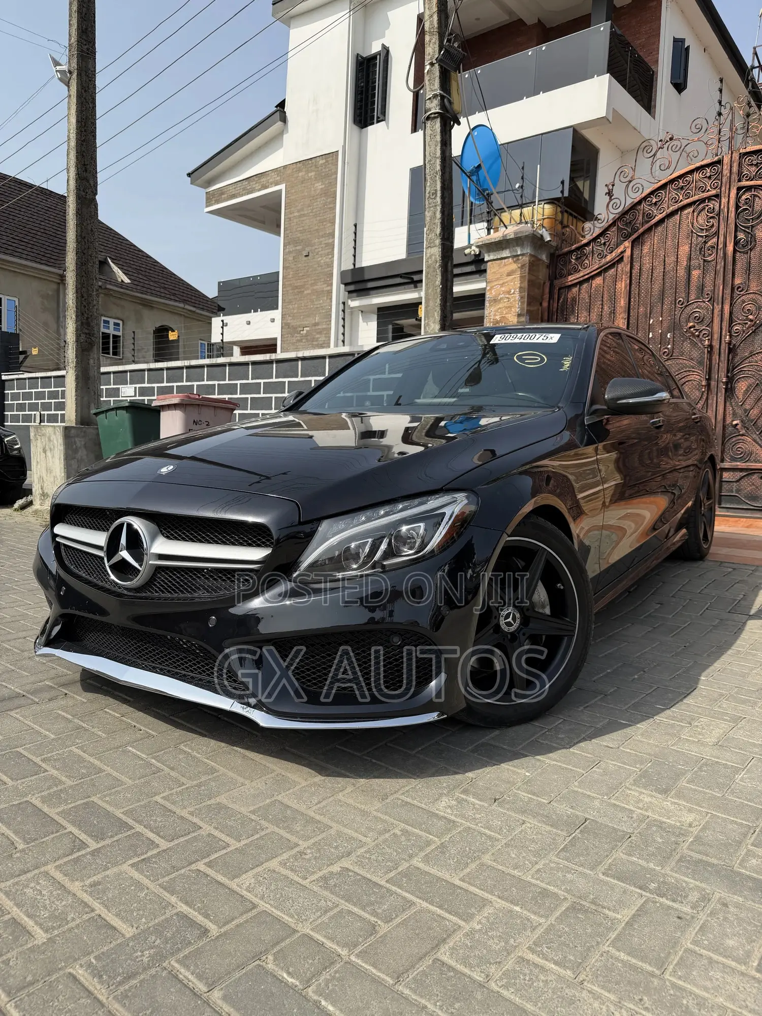 Mercedes-Benz C400 4Matic AWD Sedan (3.0L V6 7A) 2015 Black