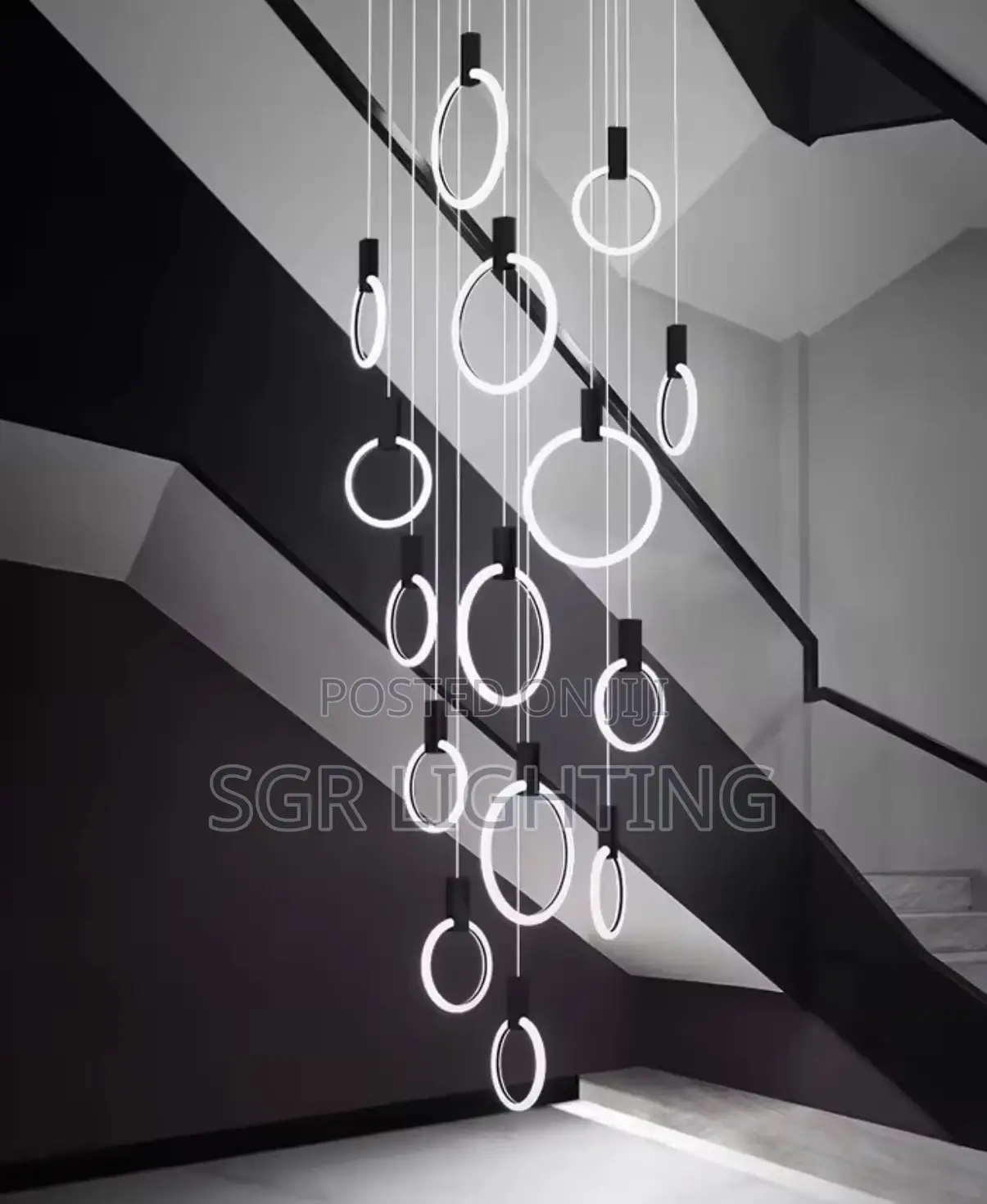 Aura Rotating Duplex Pendant Lamps