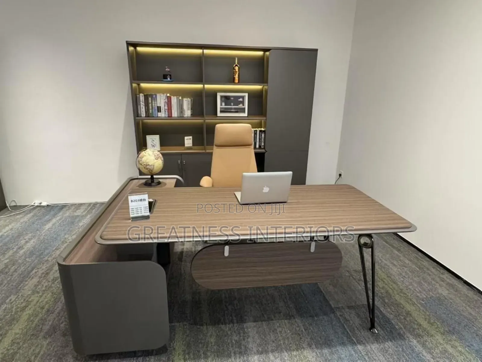 Modern Executive L-Shaped Office Desk