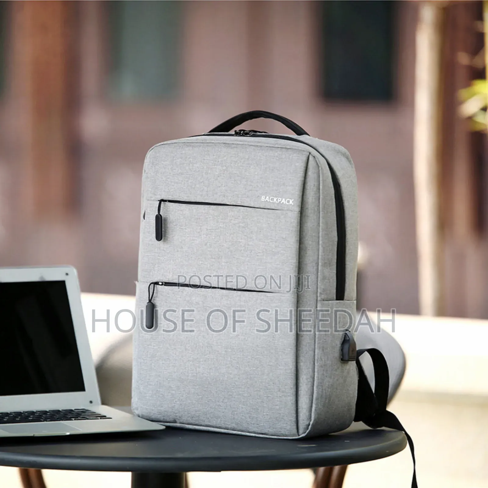 Anti-Theft Laptop Backpack With a Built-in Usb Charging Port