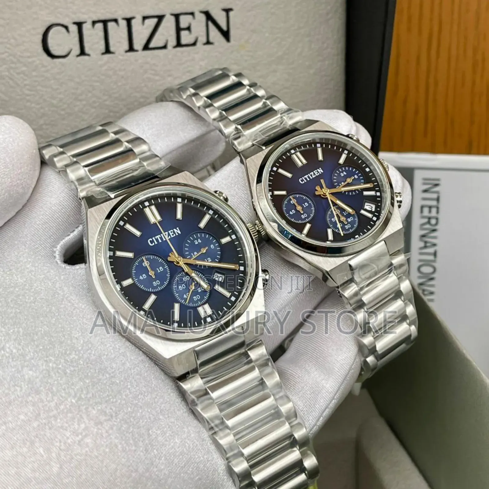 Citizen Luxury Chain Strap Couple Wristwatches