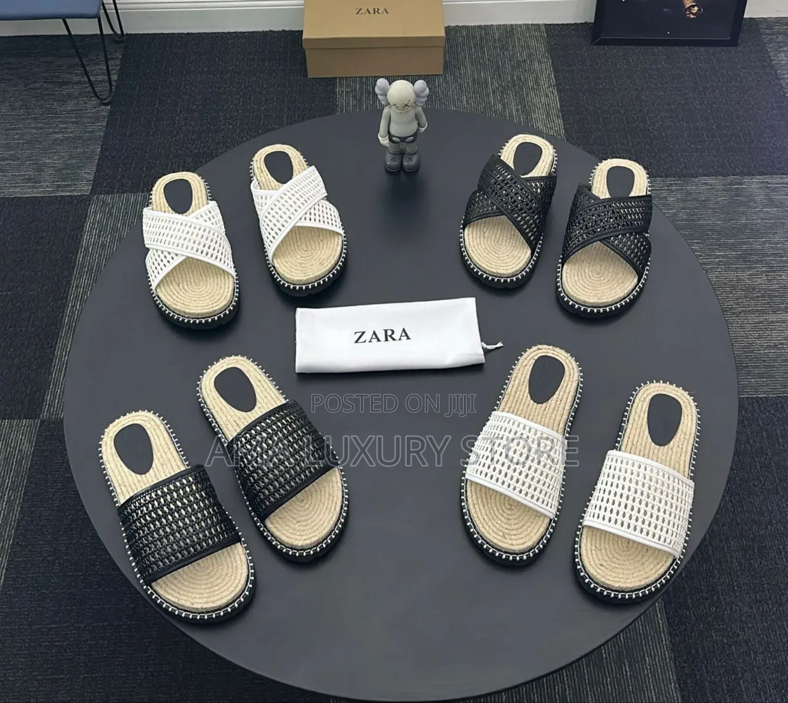 New Zara Espadrilles Men's Chunky Slide