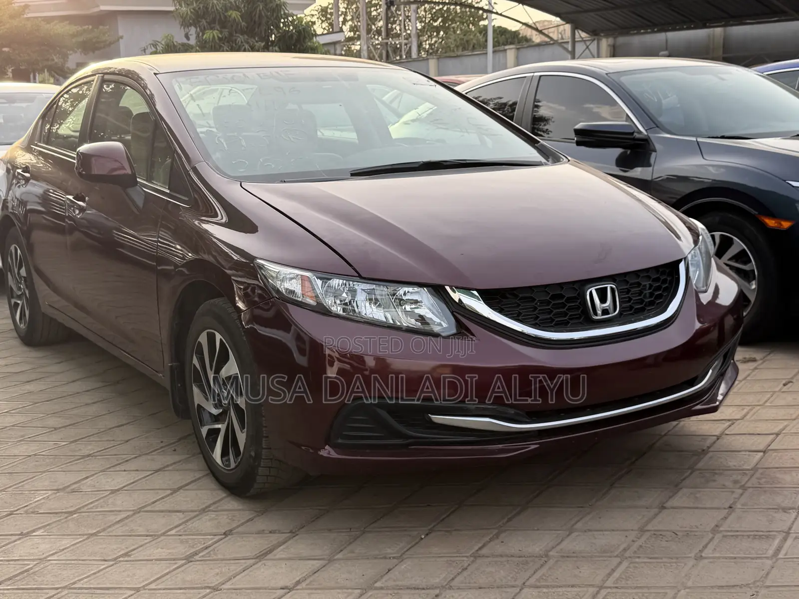 Honda Civic Sedan EX 2013 Burgundy