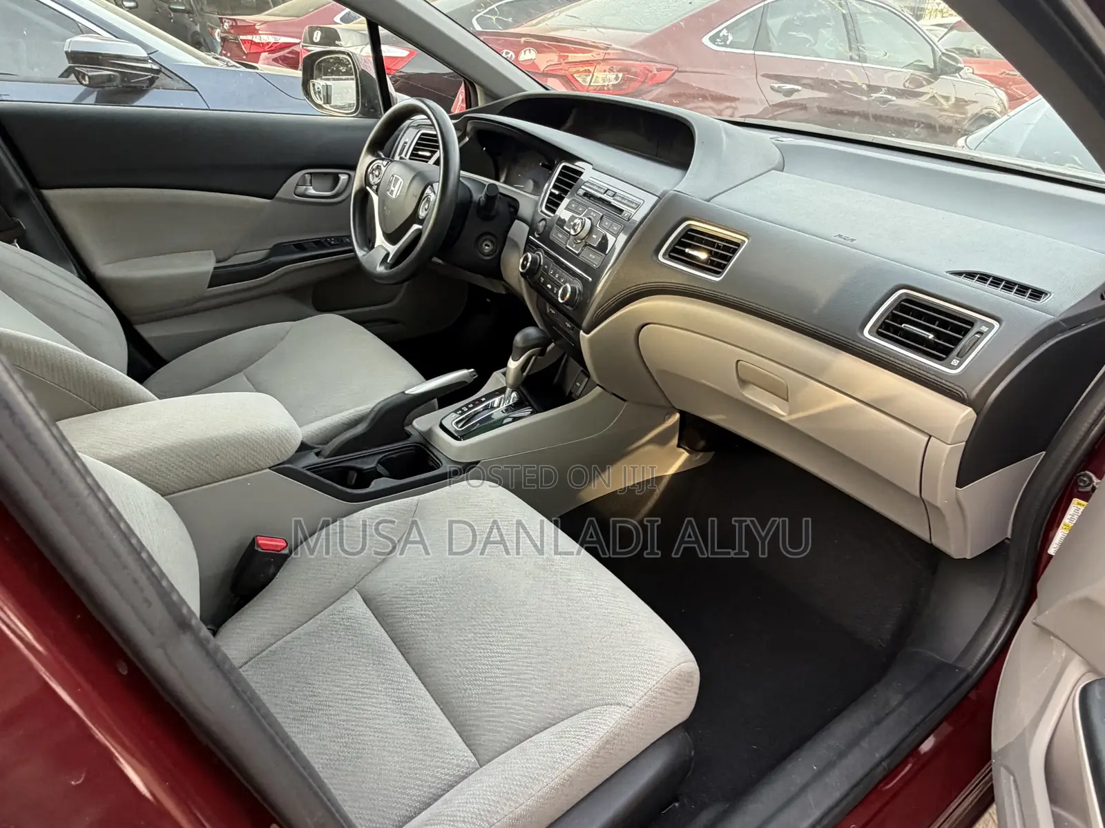 Honda Civic Sedan EX 2013 Burgundy