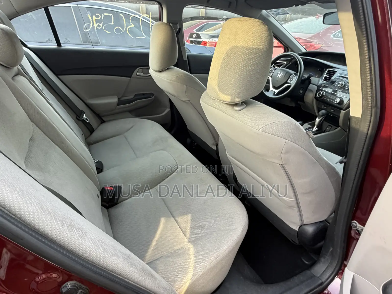 Honda Civic Sedan EX 2013 Burgundy