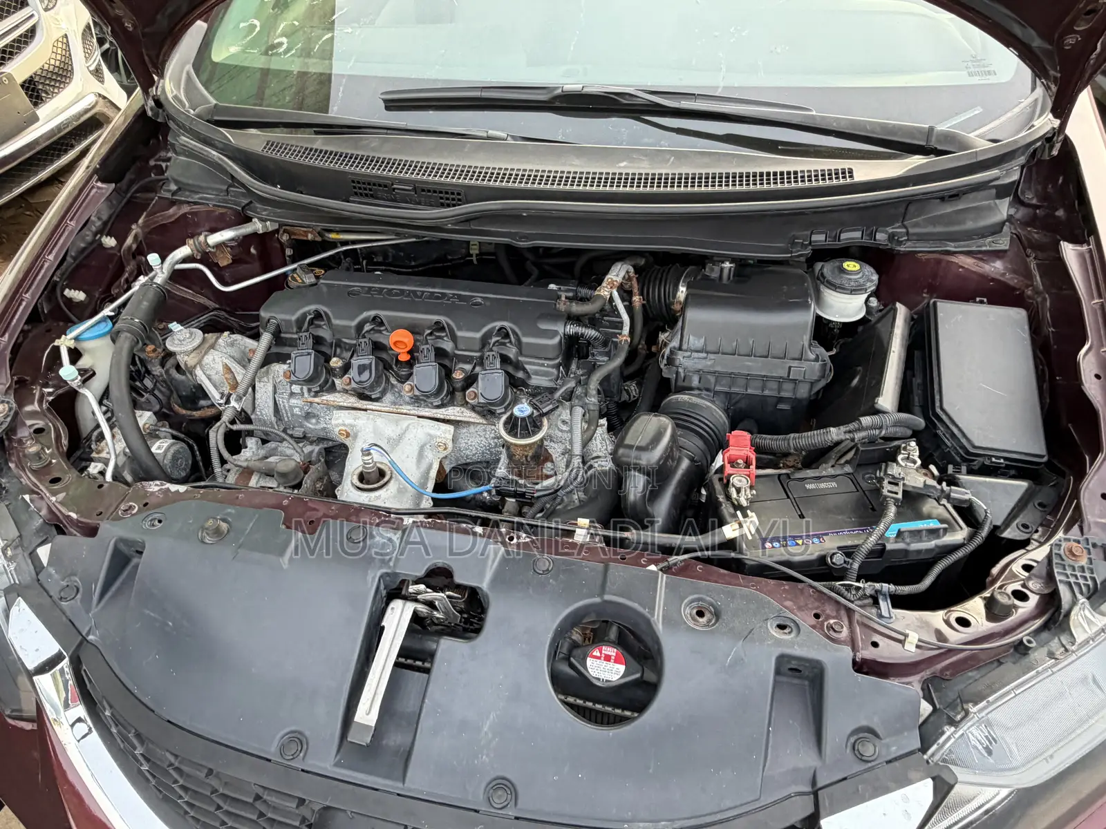 Honda Civic Sedan EX 2013 Burgundy