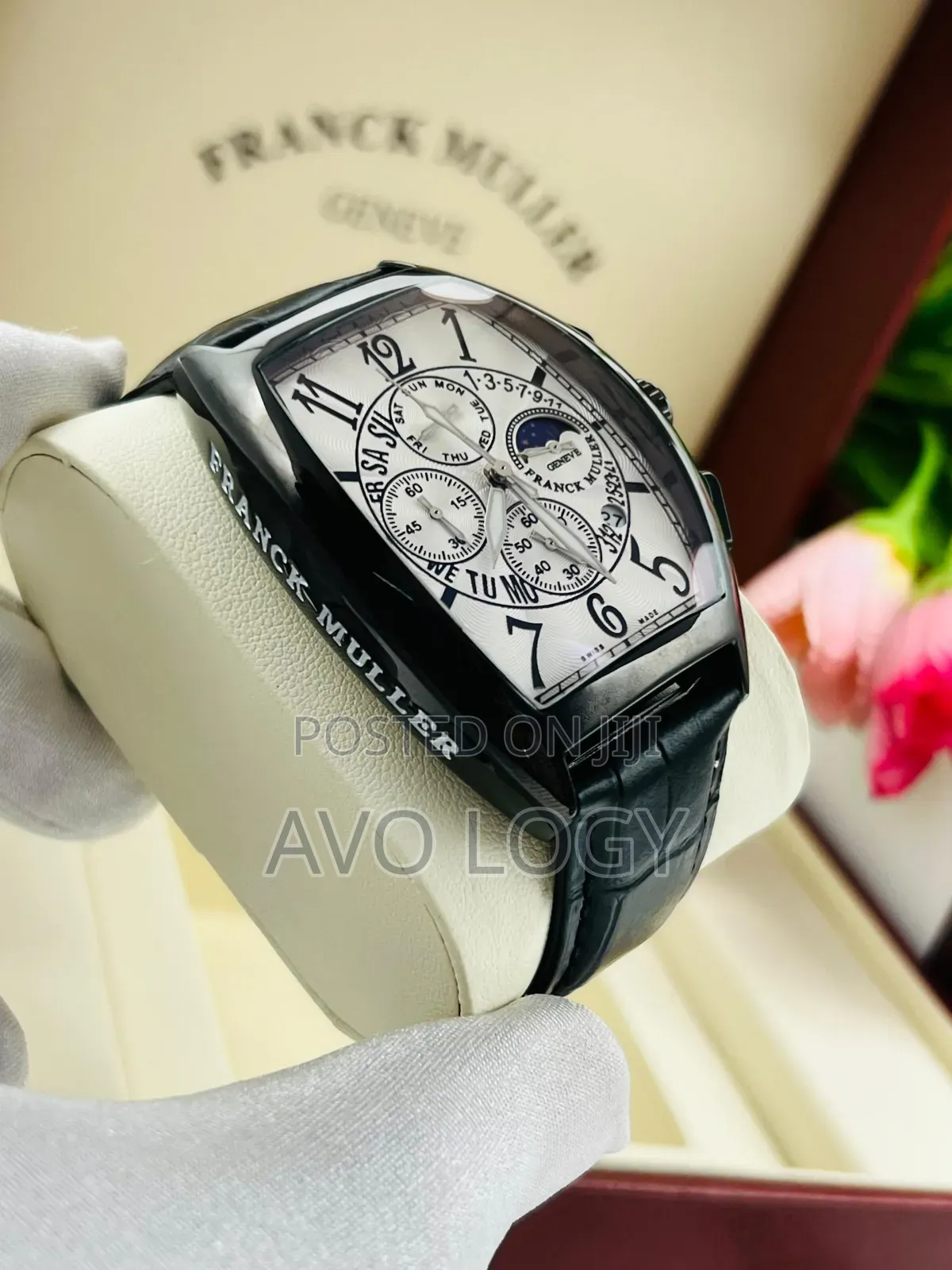 Franckmuller Leather Active Chronograph