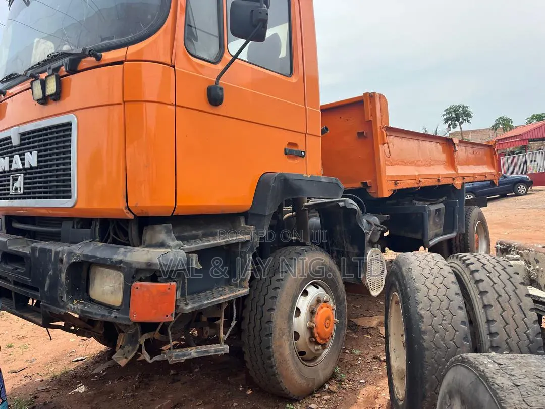 Man Diesel 6 Tyres Tipper Truck With Complete Auxiliary -Company Use