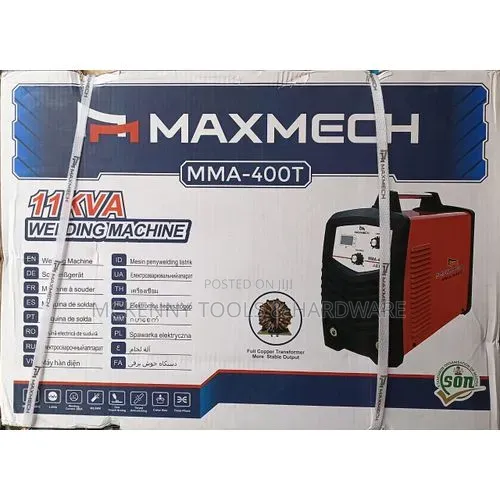 Maxmech Mma-400t Welding Machine – 11kva Heavy Duty Electric Arc Weldr