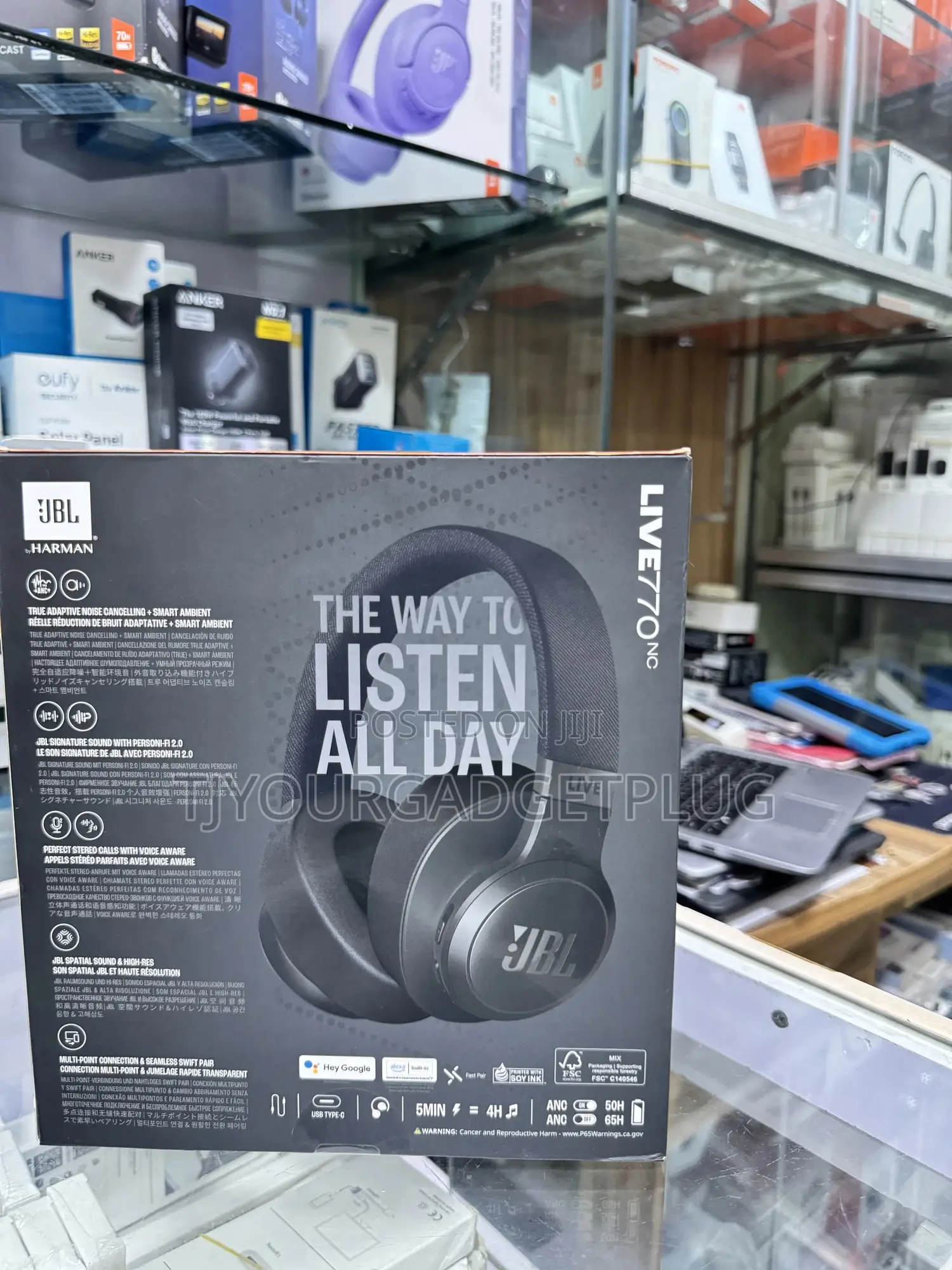 JBL Live 770nc Wireless Headphones (Anc)
