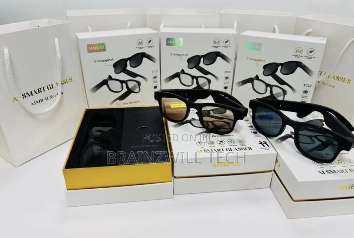 Aimb-g1 Ai Smart Glasses | 8mp, Chat Gpt, Wi-fi, Music, Photograph