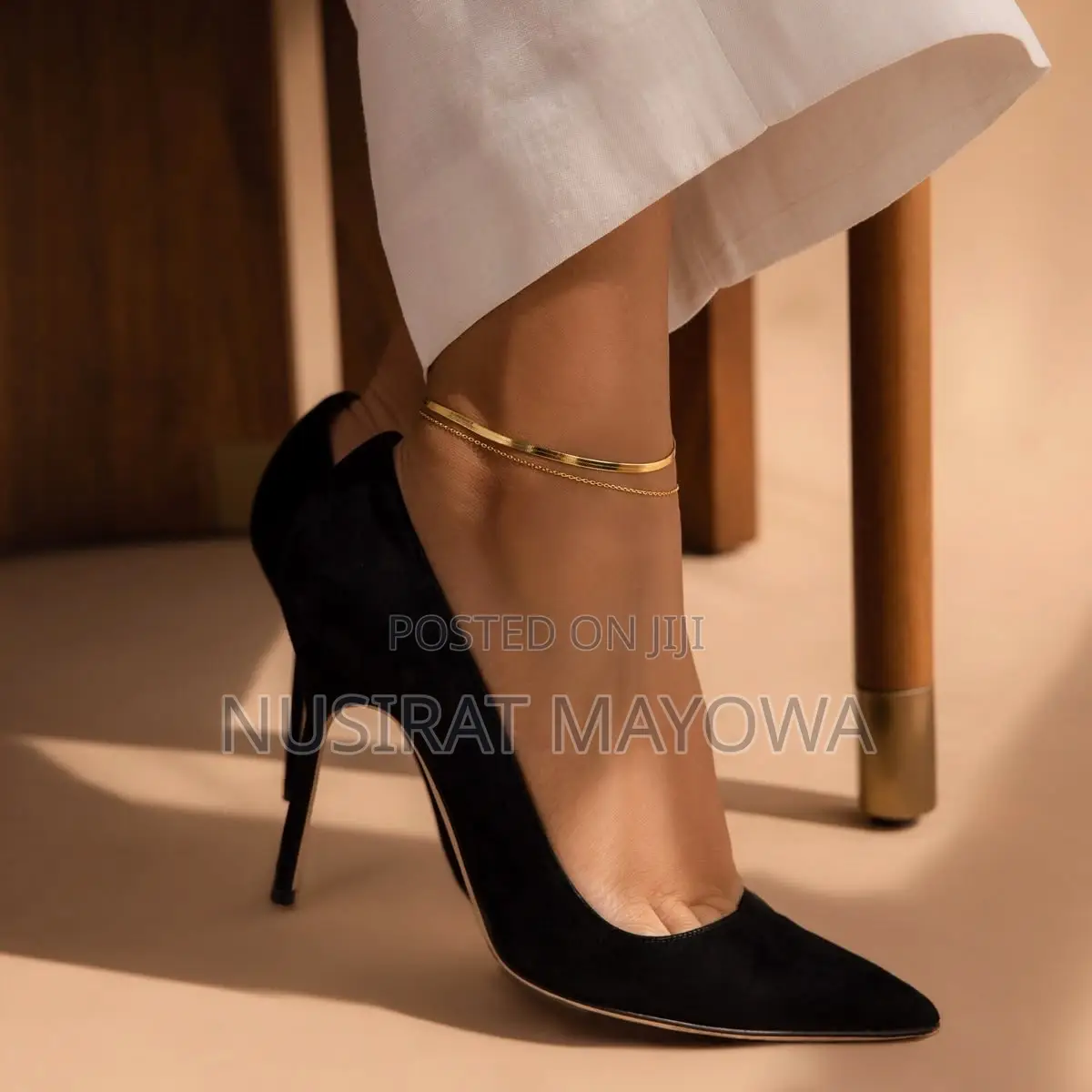 Elegant Gold Leg Chain Anklet