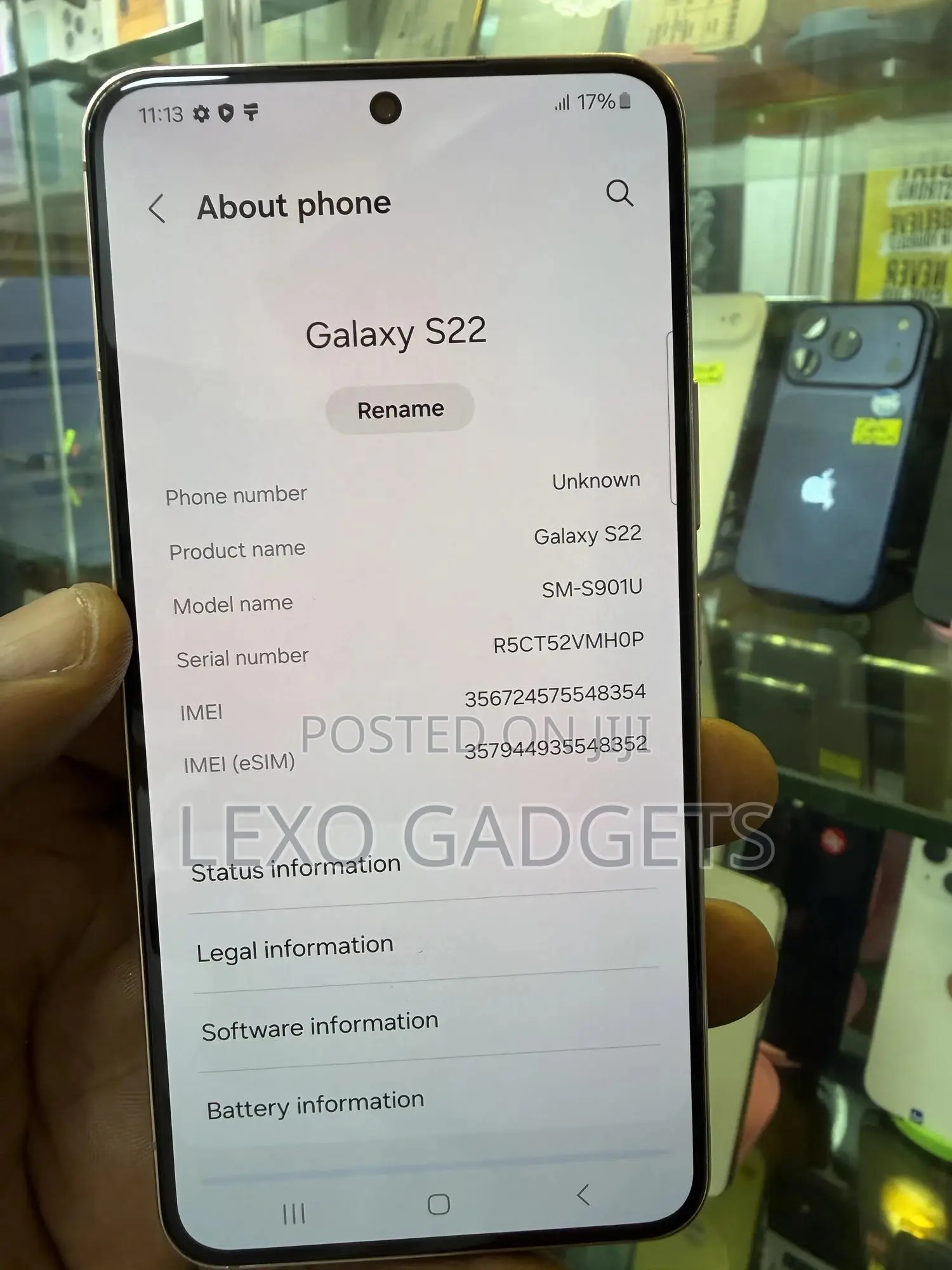 Samsung Galaxy S22 5G 256 GB Gold