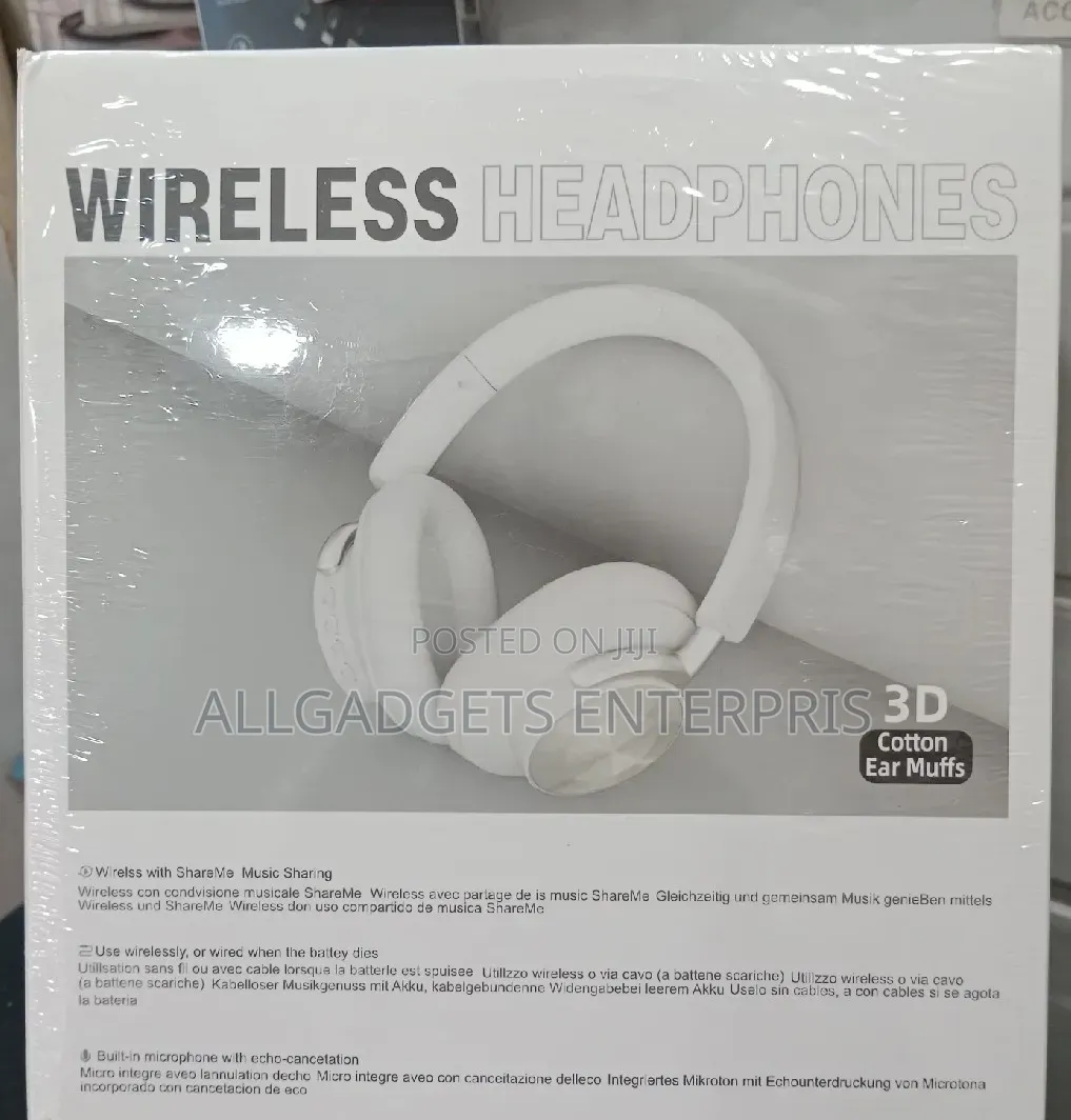 Wireless Headphones 3D