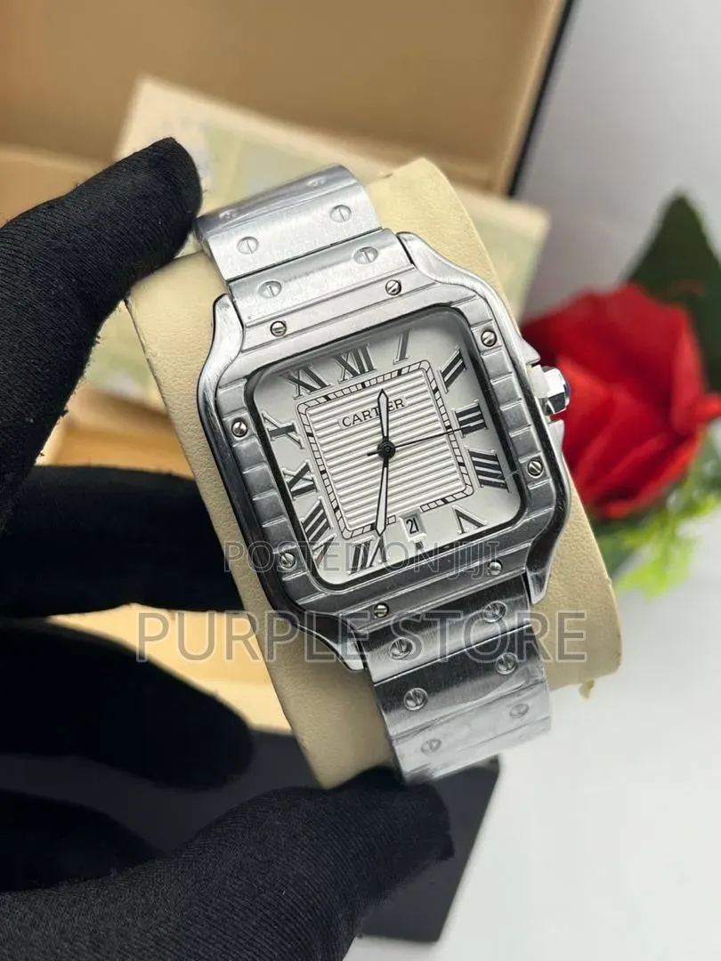 Cartier Unisex•• Steel Watch in Silver and Gold