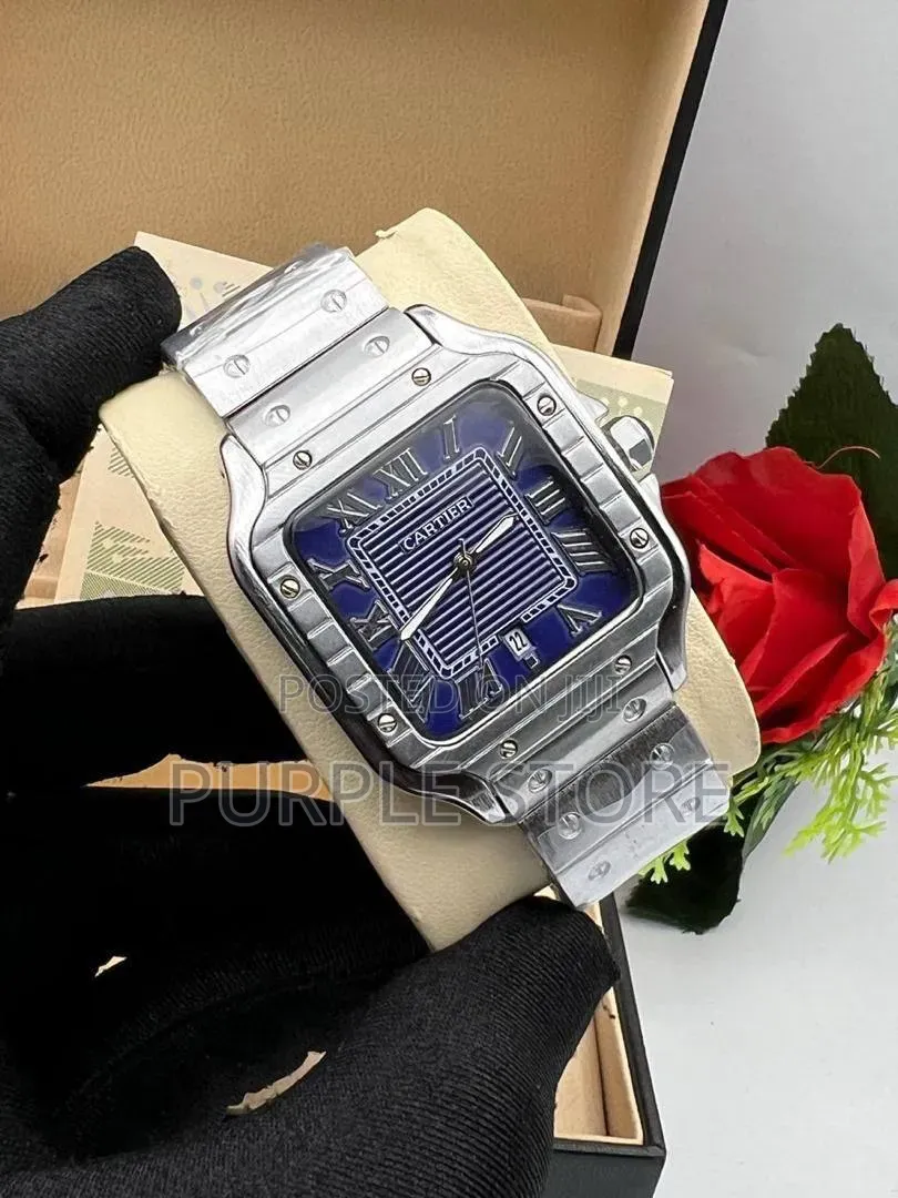 Cartier Unisex•• Steel Watch in Silver and Gold