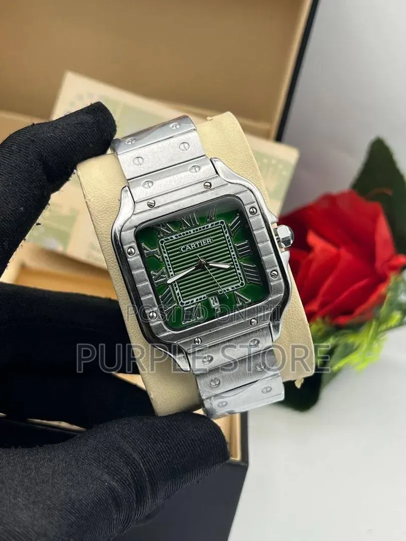 Cartier Unisex•• Steel Watch in Silver and Gold
