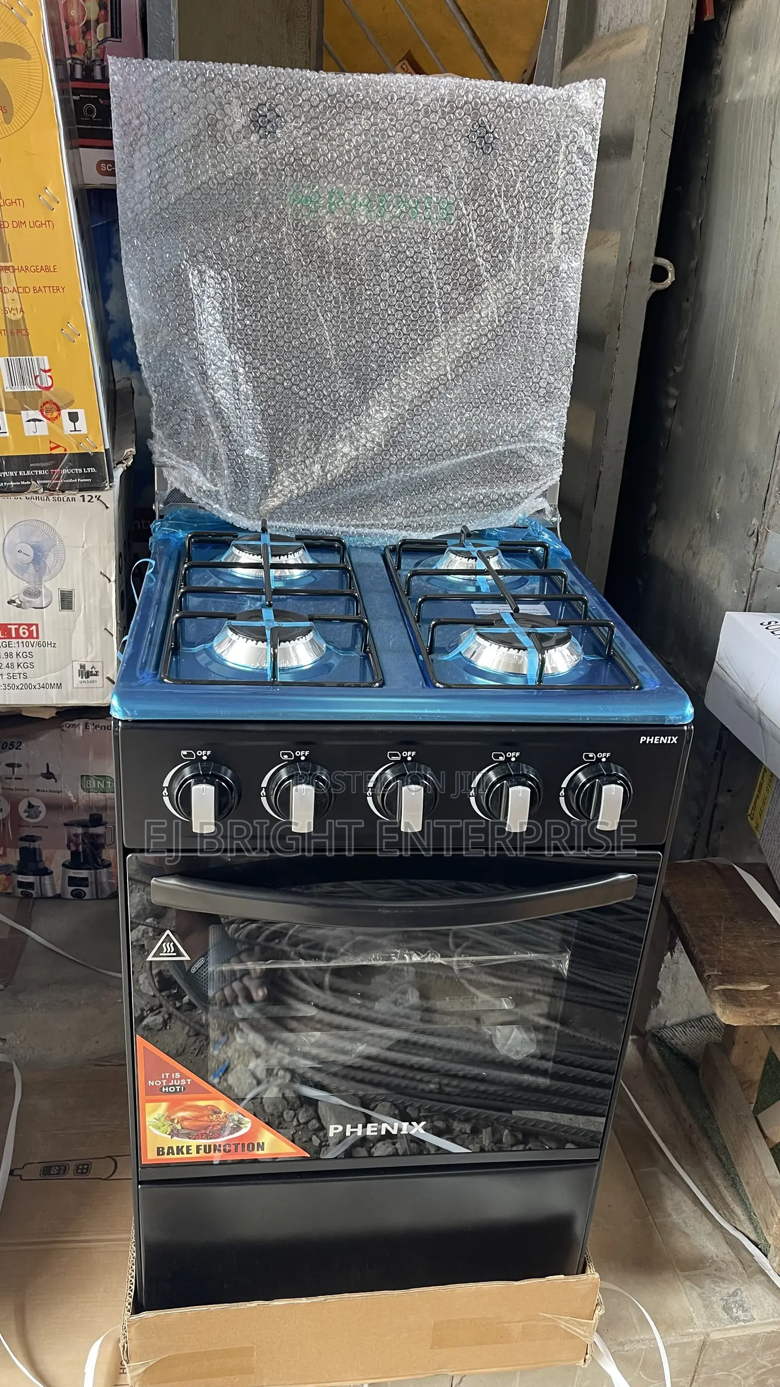 Original Phenix Standing Gas Cooker All Gas Burner With Grill
