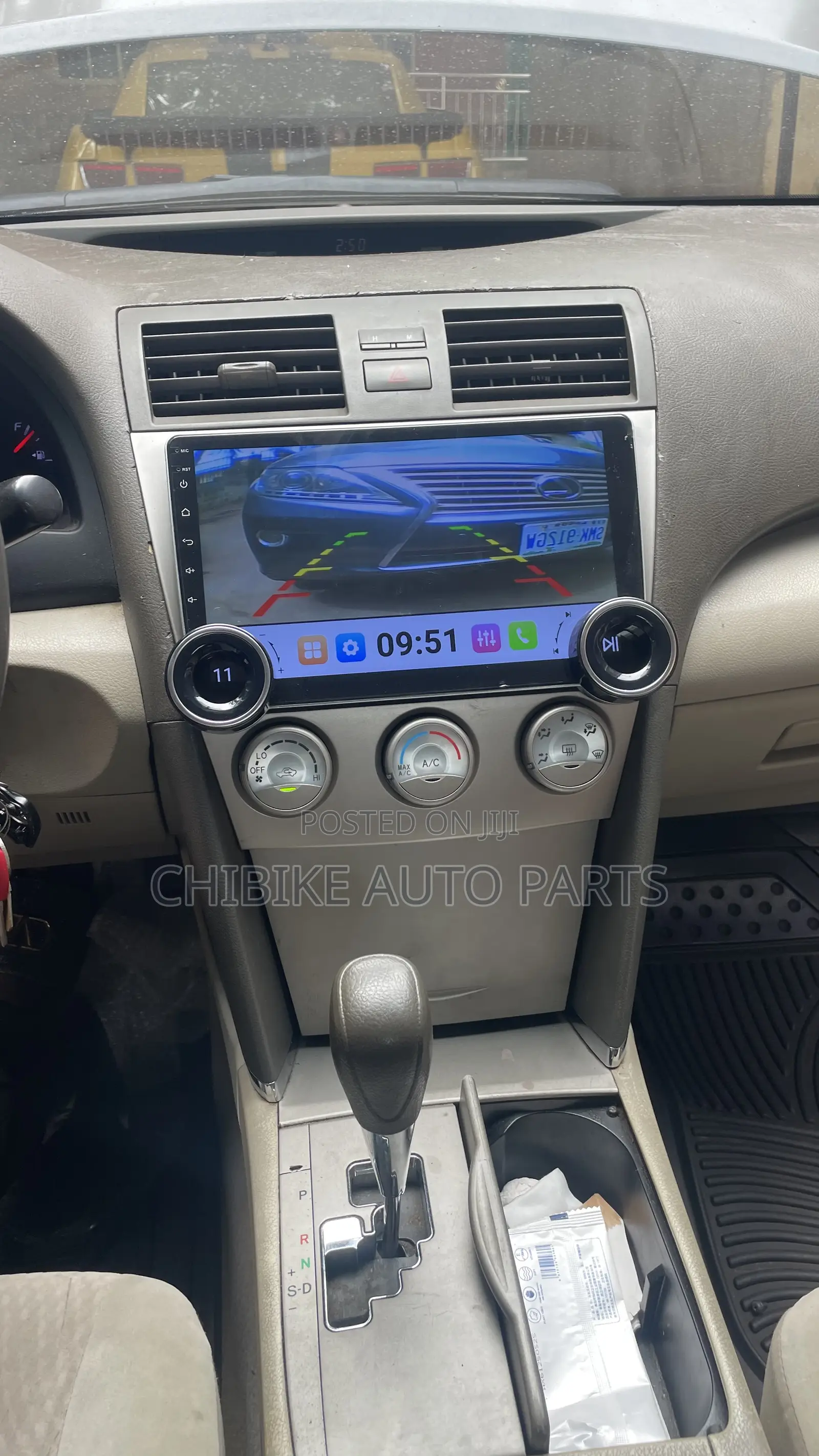 Camry 2007-2011 Two Nub Apple Carplay Navigation Screen
