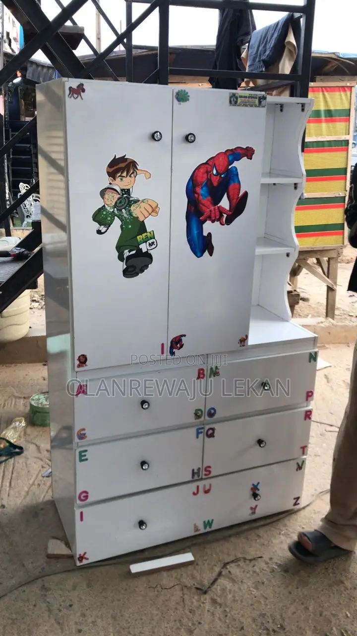 Big-Size Kids Wardrobe (Mdf Board)