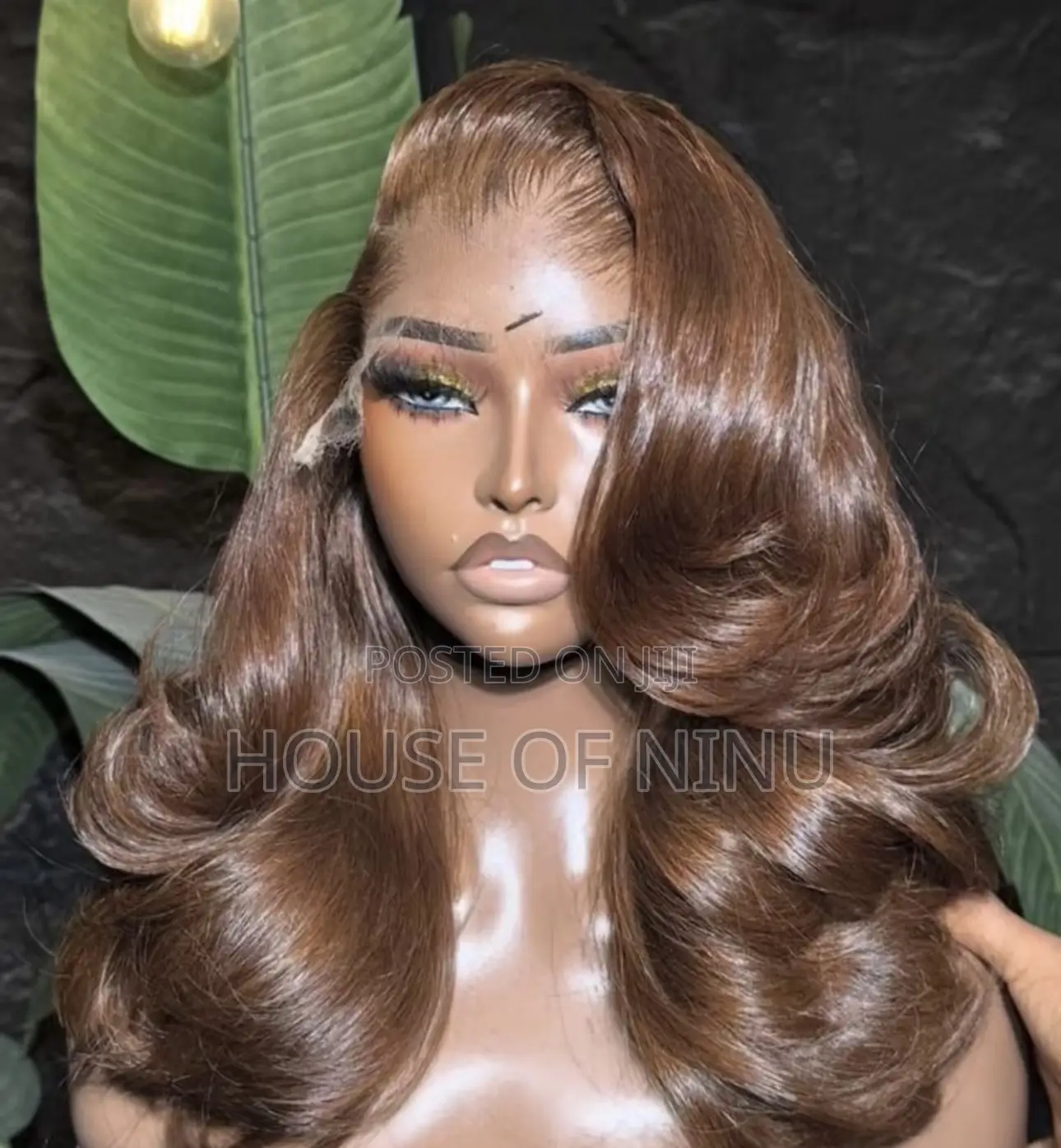 14" SDD Chestnut Brown Bouncy With a 5by5 Hd Closure