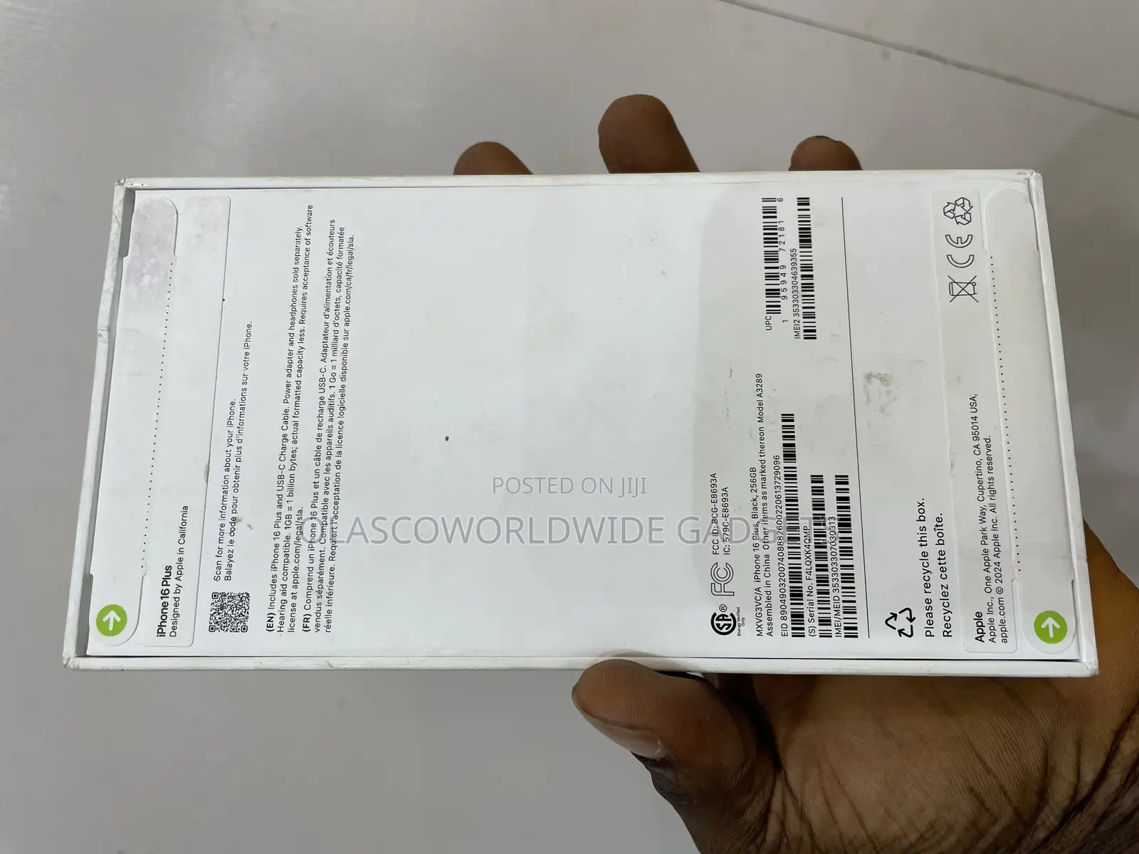 New Apple iPhone 16 Plus 256 GB Black