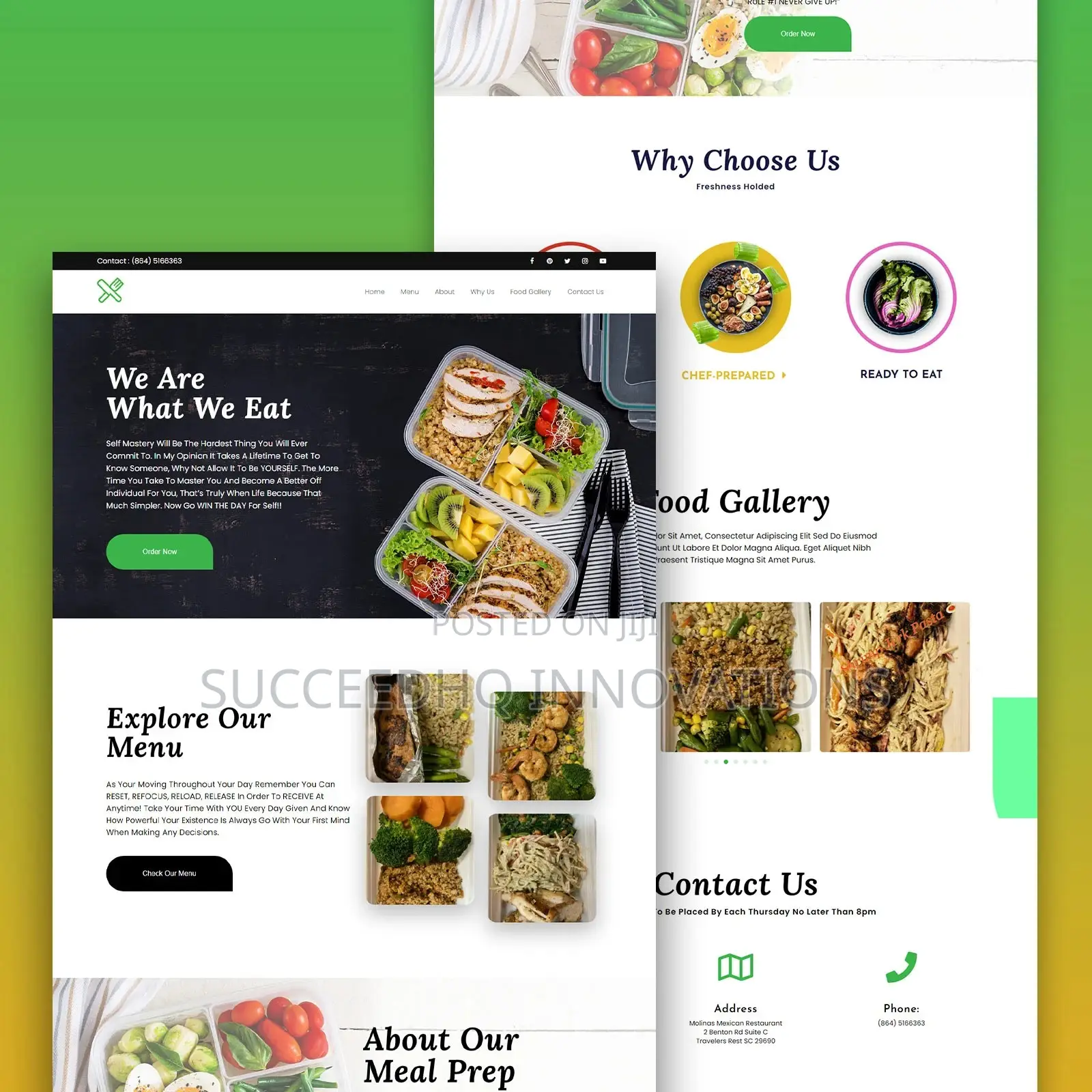 Restaurant Hotel Website Development Nigeria | Food Website Lagos